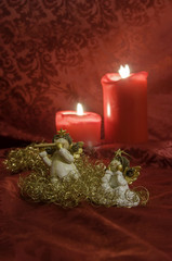 Engel, Engelslocken und Kerzen 3