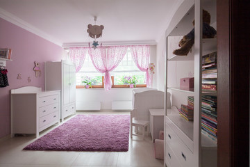 Girl's room in the house