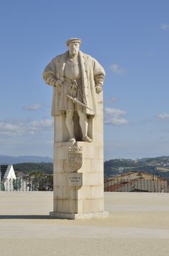 Statue to King John III, Coimbra University, Portugal