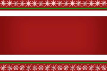 Christmas background with copy space and snowflake borders