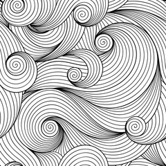 Seamless Pattern for coloring book.