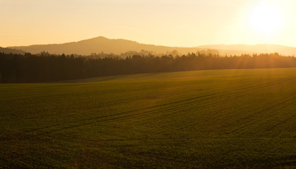Autumn morning landscape. Sunrise © Nazzu