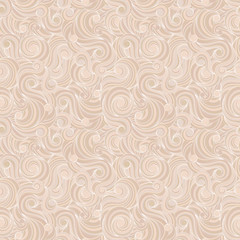 Seamless asian ethnic floral retro doodle background pattern in