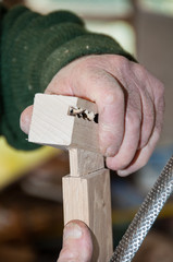 Fototapeta premium Carpenter working