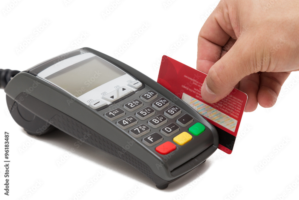 Poster Credit Card Payment Terminal