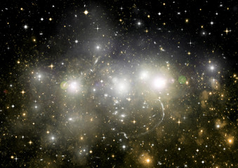 Obraz premium galaxy in a free space