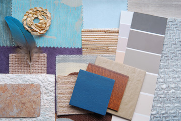 interior color design selection concept