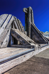 Old wooden bridge landmark - destination Wellington © skylynxdesign