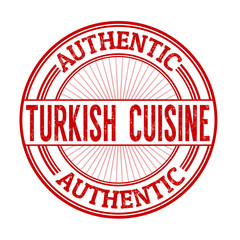 Turkish cuisine stamp