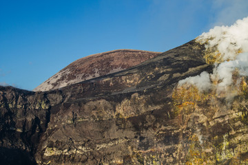 The summit craters of the Etna volcano