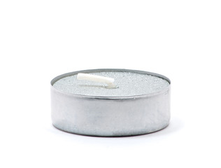 Isolated small candle