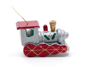 Isolated toy train