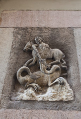 Фреска. Готически квартал. Барселона, Каталония, Испания.
