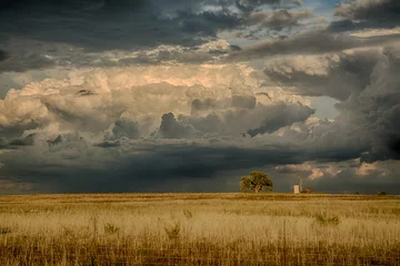 Gordijnen West Texas storm rolling in © whuffines