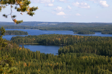 Lake view. Finland