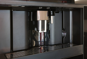 Modern built in espresso coffee machine