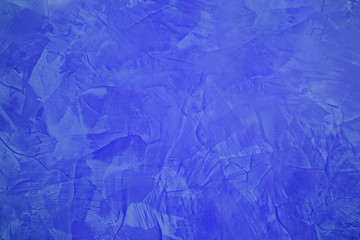 Abstract painting background in blue color