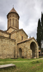 Fototapeta na wymiar Khvtaeba church at the Ikalto (Iqalto) monastery. Kakheti. Georgia