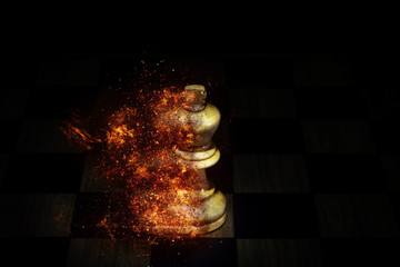 chess in the fire