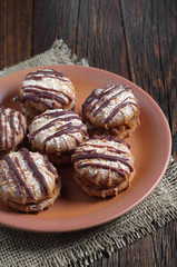 Cookies with chocolate