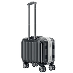 Metal luggage black