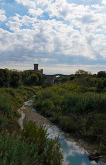 Fototapeta na wymiar Parco archeologico di Vulci - Lazio