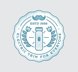 Retro Design Logotype Set. DIY Handmade Craft Art illustration Vintage Vector in Sailor Circus Freaks Style