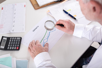 Financial analysis concept