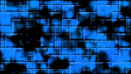 Abstract Tiled Background Nebula / Fog Illustration - Blue