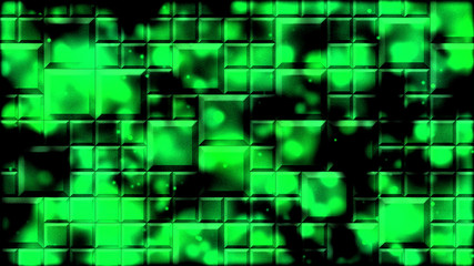 Abstract Tiled Background Nebula / Fog Illustration - Green