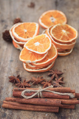 dries orange aroma spices