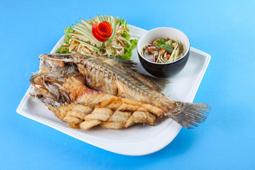 Thai food style: Fried fish