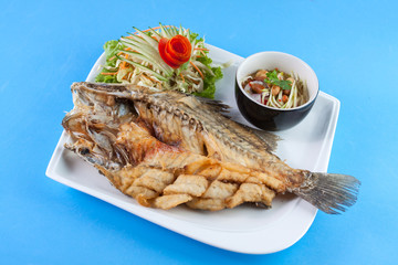 Thai food style: Fried fish
