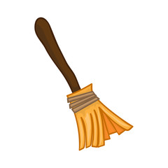 broom isolated illustration