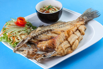 Thai food style: Fried fish