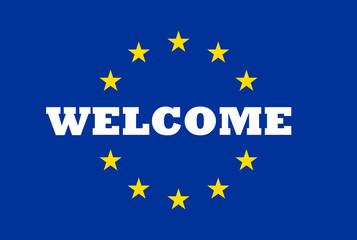 Welcome to European Union Massage on EU Flag