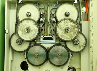 The gear on the equipment