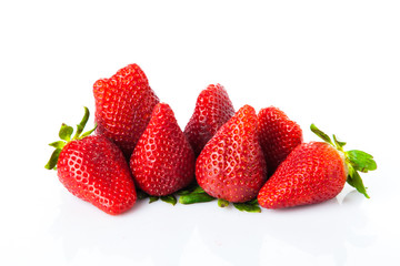 Strawberries Isolated on a white background