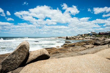 Punta del Diablo Beach, popular tourist place in Uruguay
