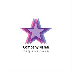 Stars logo icon vector