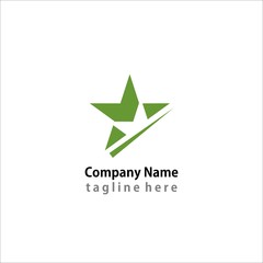 Obraz premium Stars logo icon vector