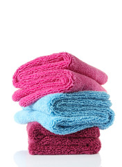 Towel isolated on white background