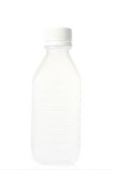 Plastic bottle isolated on white