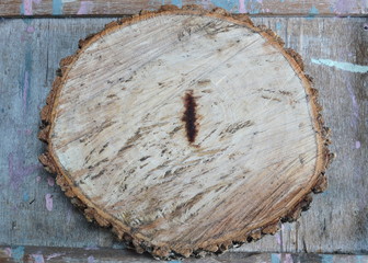 tamarind wood cut for made chopping block