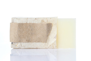 soap on white background