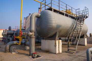 equipment and pipeline in oil refinery