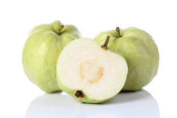 guava isolated on white background