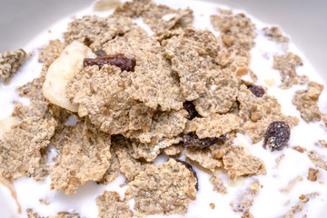 Fruit and grain flake