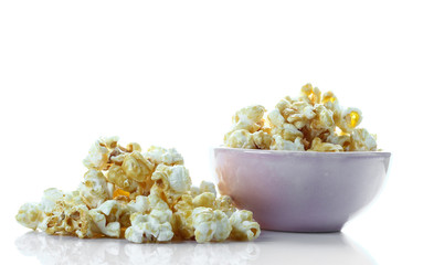 Popcorn isolate on white