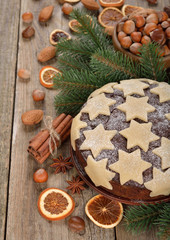 Traditional Christmas cake